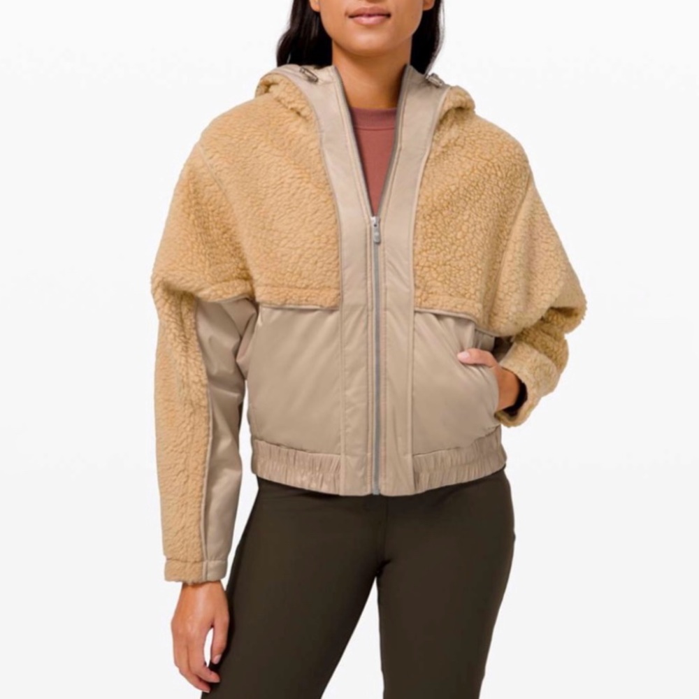 Lululemon Sherpa and Shine Jacket